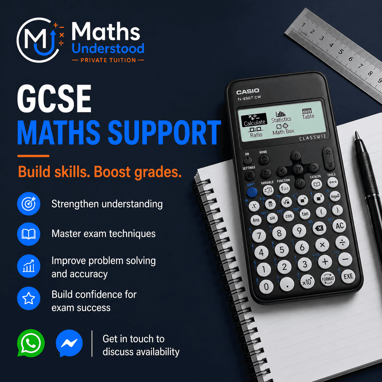 Maths Understood GCSE maths support advert